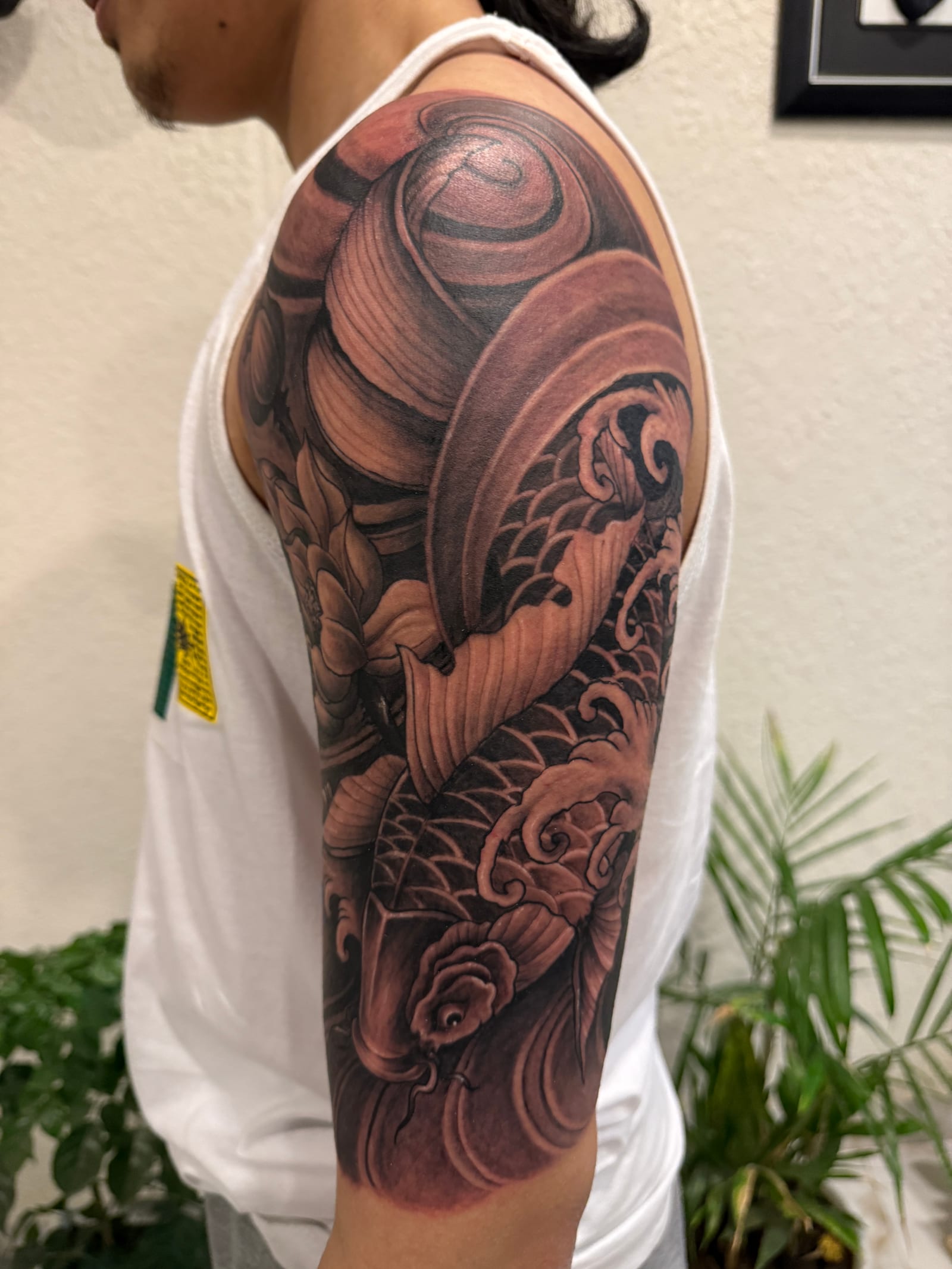 Custom tattoo work from Anands Tattoo in Lakeside, Pokhara
