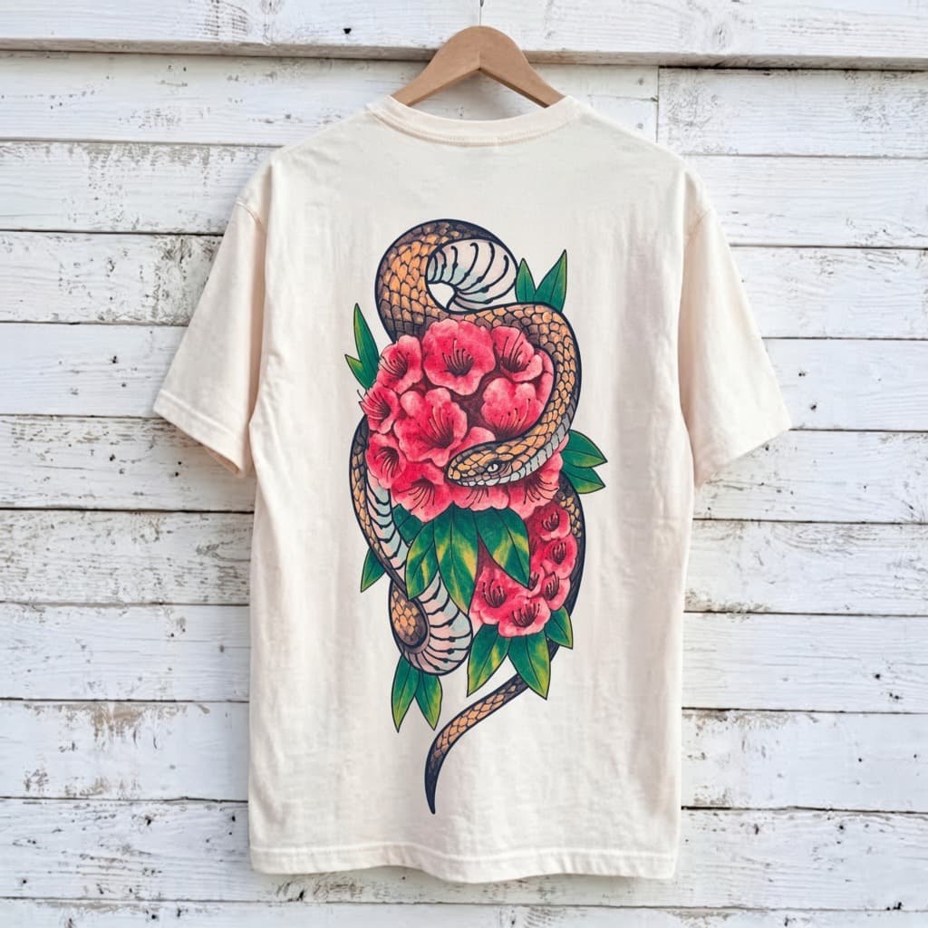 Snake & Rhododendron
